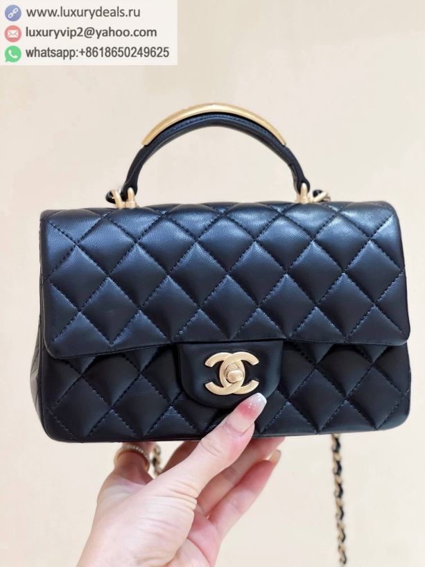 CHANEL 22bFW Metal cf mini handle AS2431