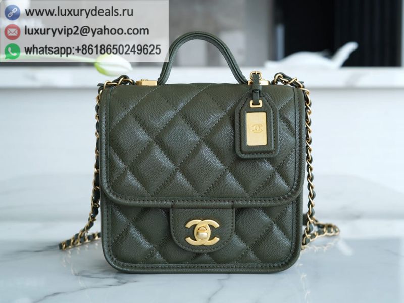 CHANEL 22K Messenger Bags AS3652 Green