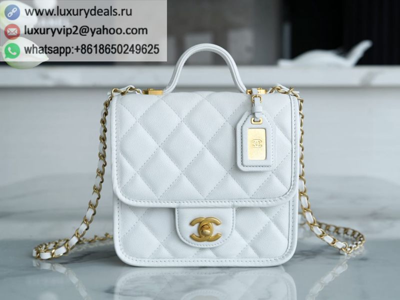 CHANEL 22K Messenger Bags AS3652 White