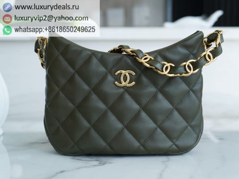 CHANEL 22K HOBO Shoulder Bags AS3562 Green