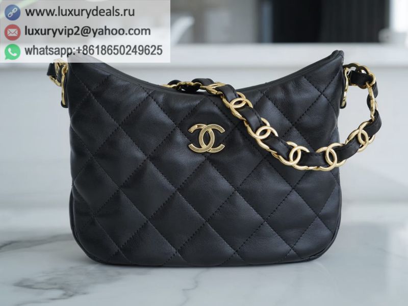 CHANEL 22K HOBO Shoulder Bags AS3562 Black