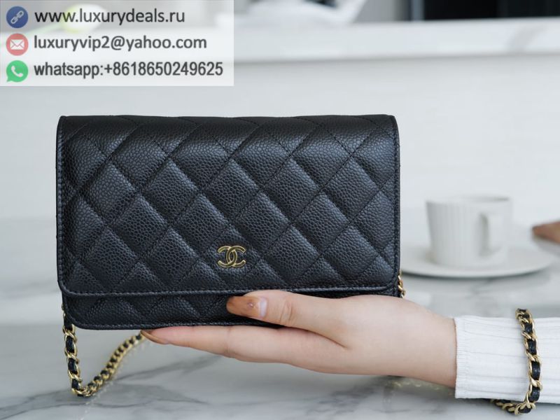 CHANEL WOC 19CM Gold A33814