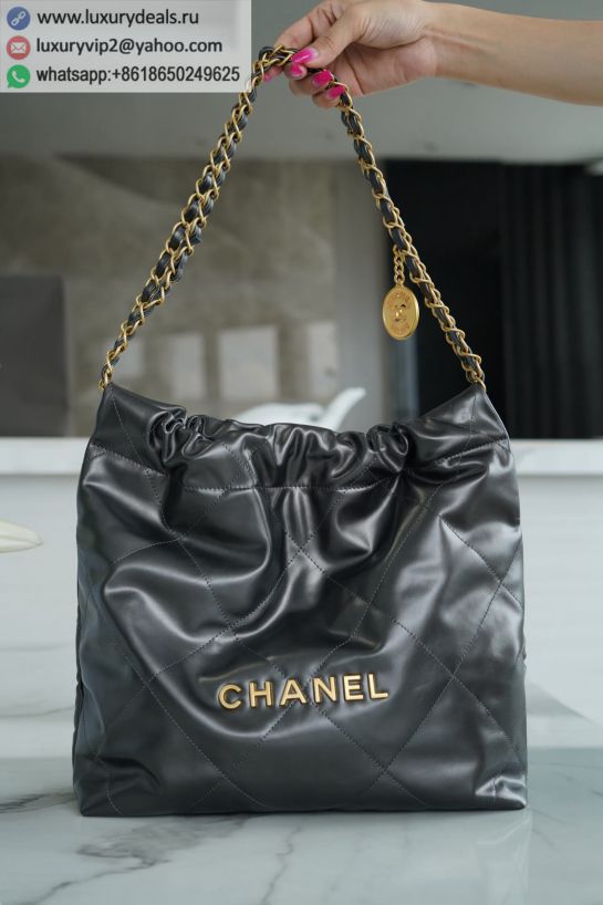 CHANEL 22 Small AS3260 Metal Grey