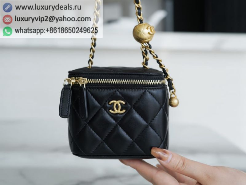 CHANEL Metal Mini Box AP1447 Black