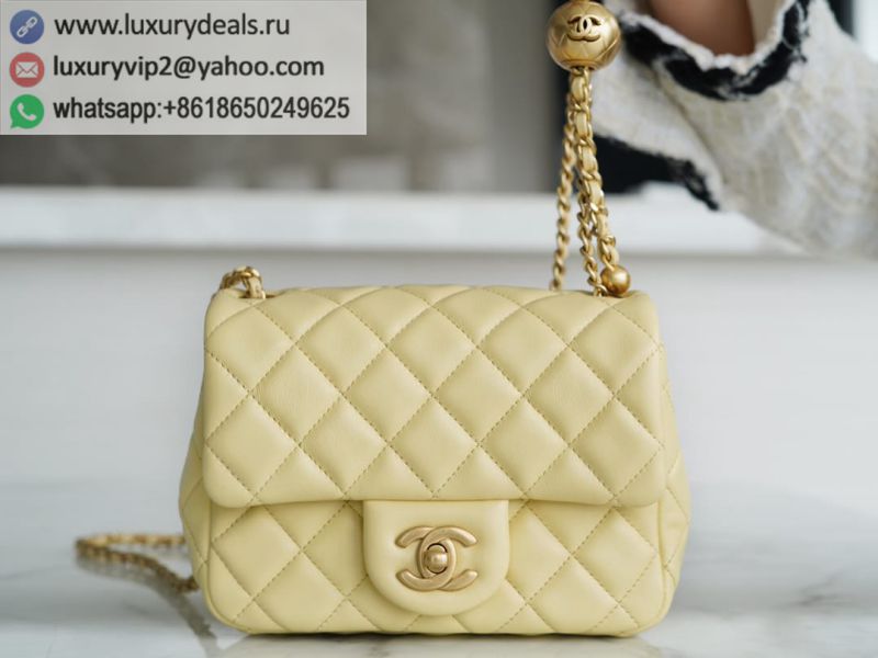 CHANEL Metal 18CM Mini Flap Bags AS1786