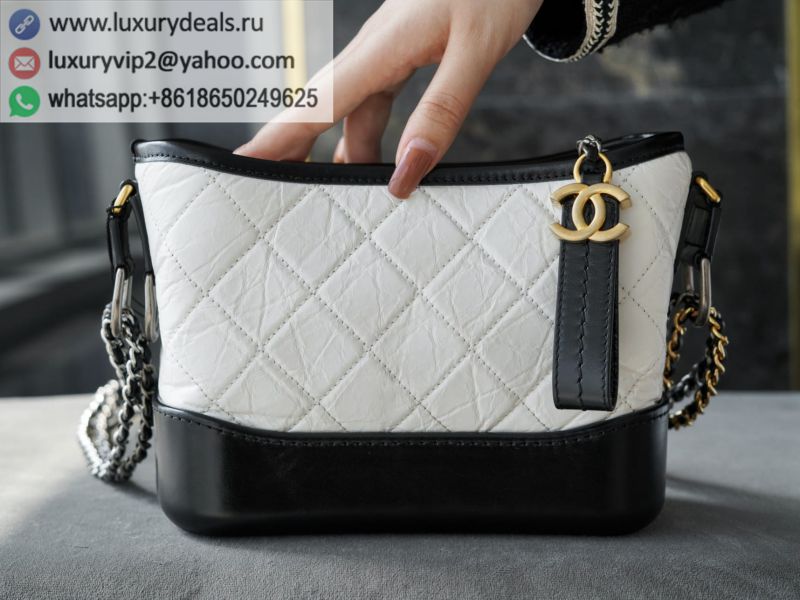 CHANEL Gabrielle Classic White Small A91810