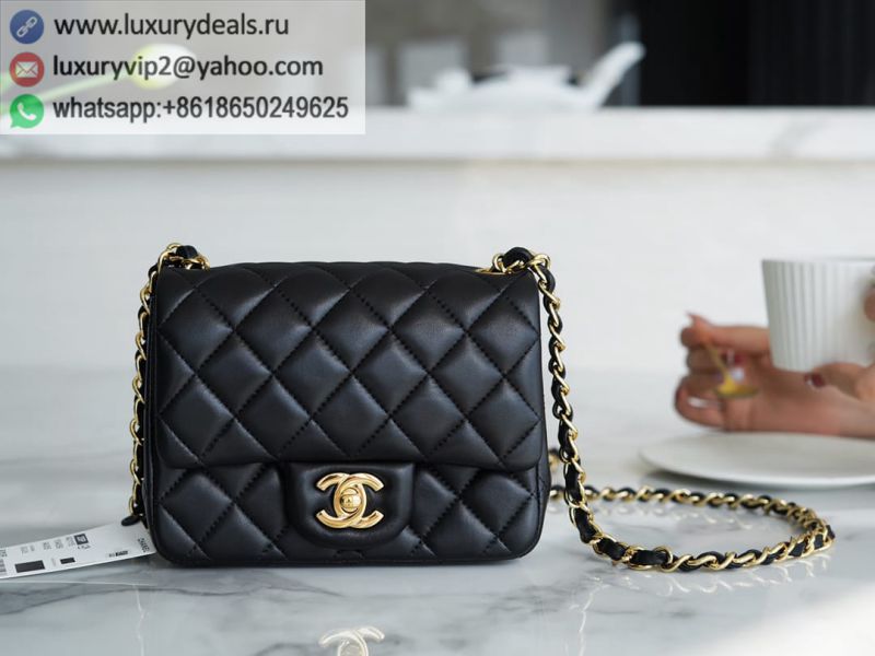 CHANEL CF Classic Flap Classic Flap Bags A01115 Black / Gold Buckle