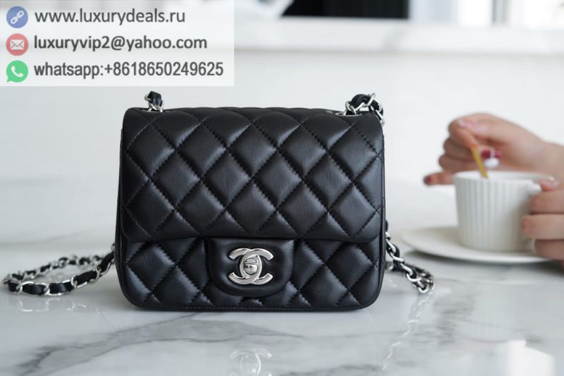 CHANEL CF Classic Flap Classic Flap Bags A01115 Black / Silver Buckle