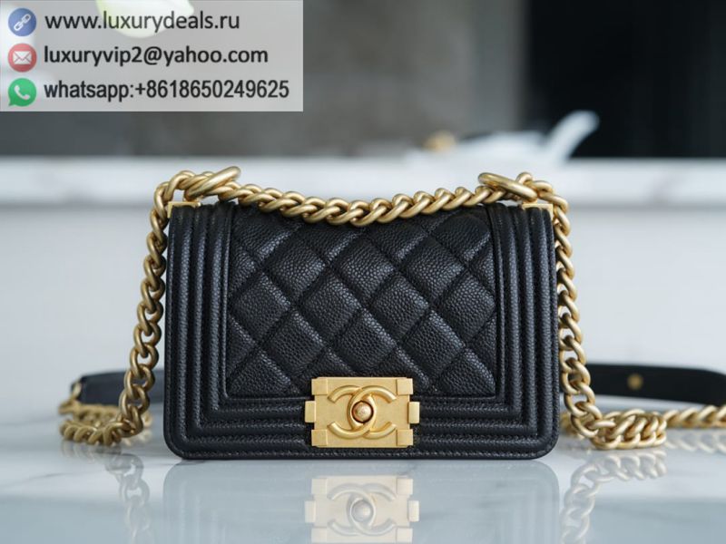 CHANEL 22A Mini Leboy 15CM Flap Bags A67364 Black