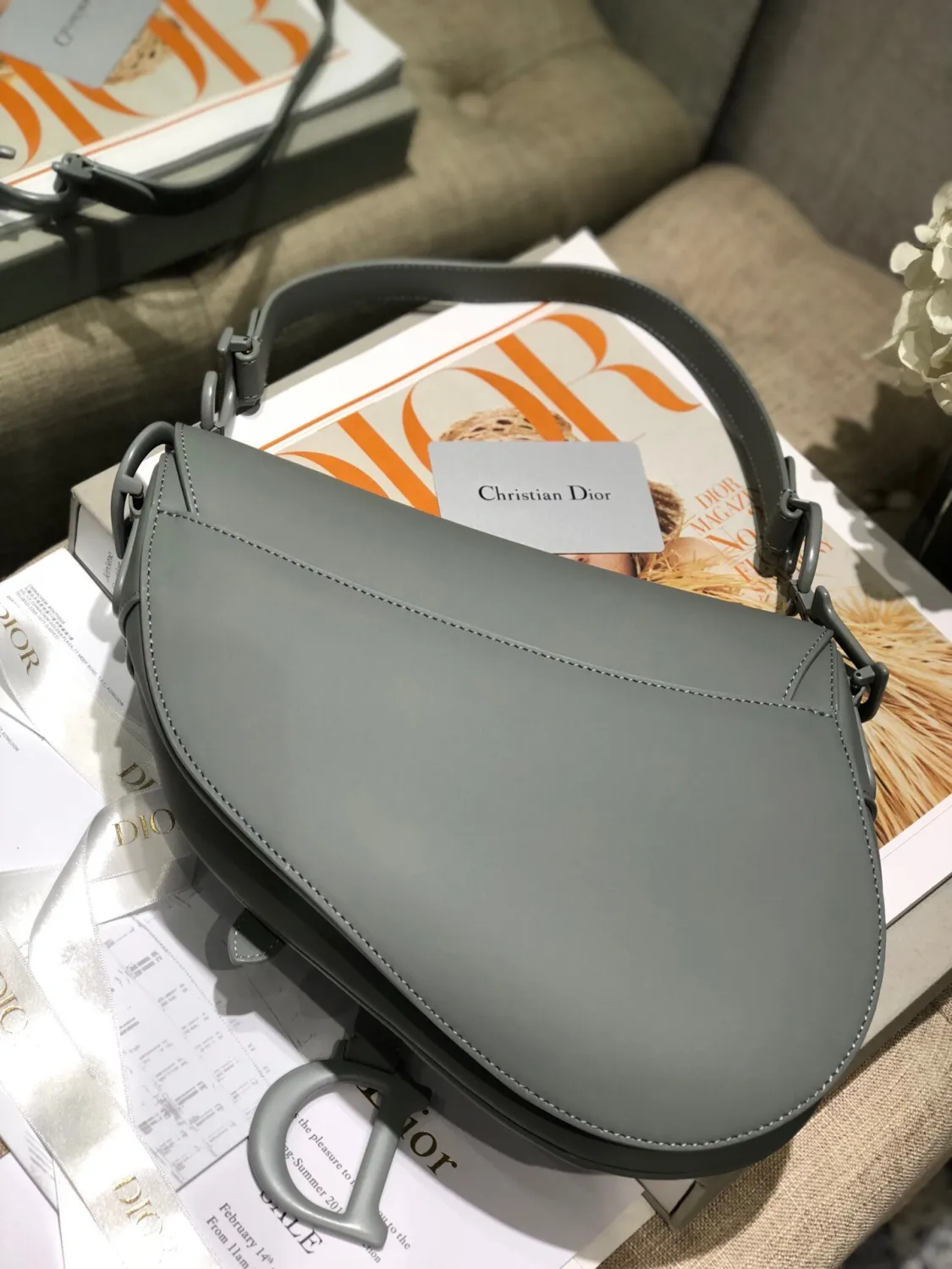 DIOR Saddle M0446 Grey