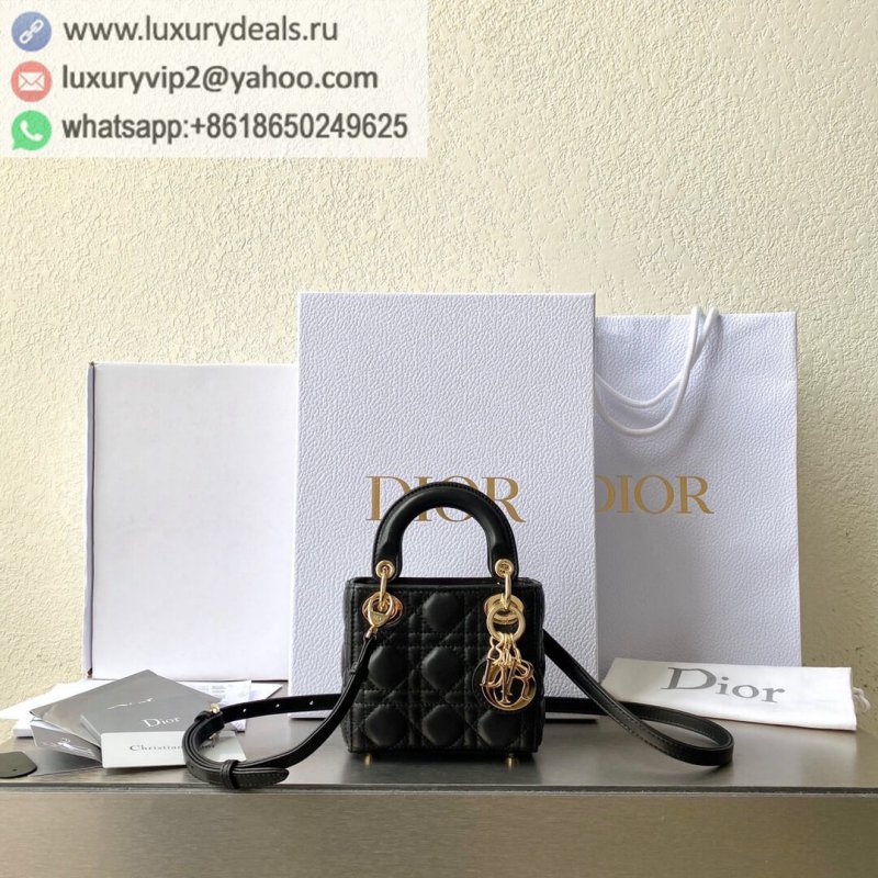 MICRO LADY DIOR BAG mini 3 Grid S0856ONGE_M900