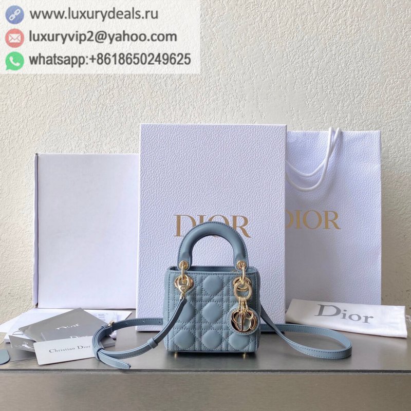 MICRO LADY DIOR BAG mini 3 Grid S0856ONGE_M81B