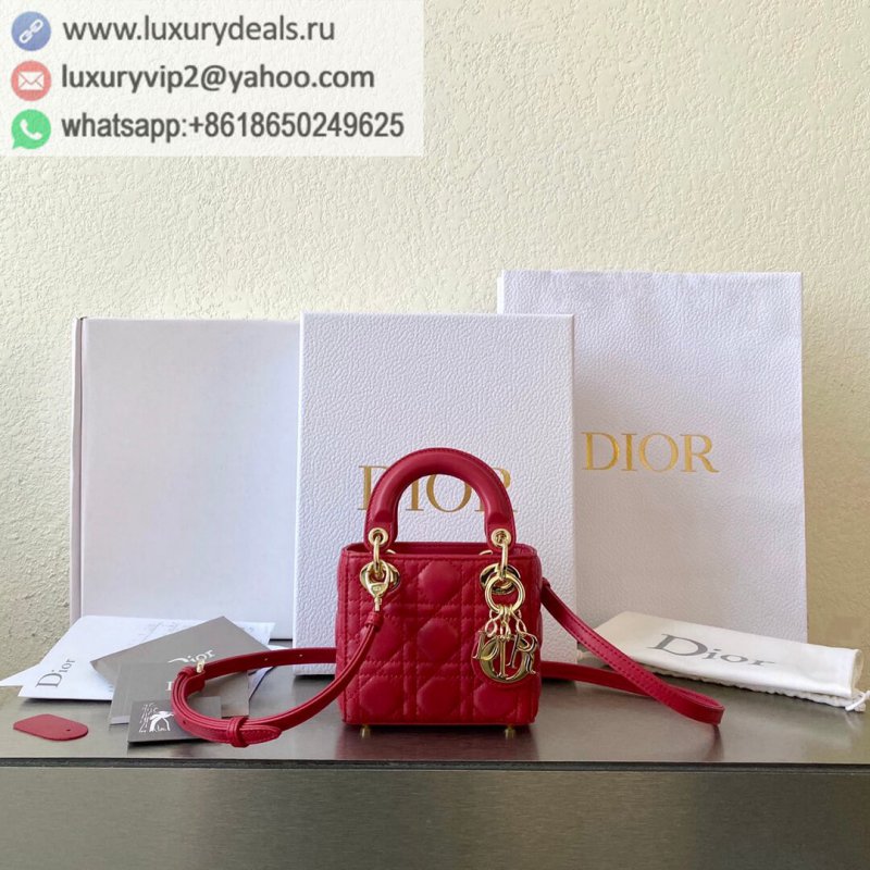 MICRO LADY DIOR BAG mini 3 Grid S0856ONGE_M57R