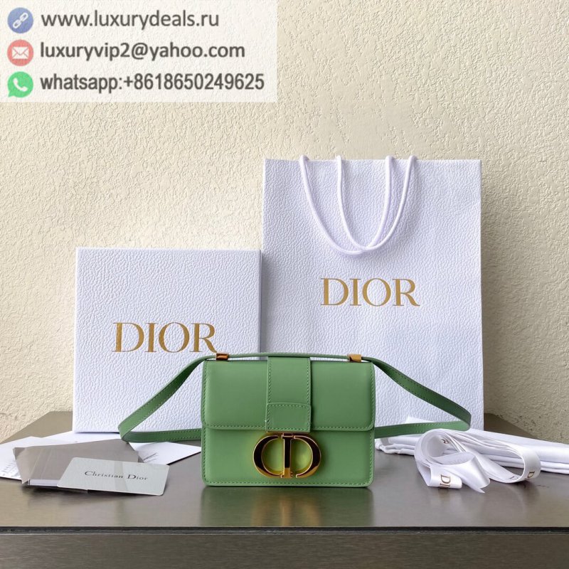 DIOR MICRO 30 MONTAIGNE BAG S2110 Mint Green/Gold Metal