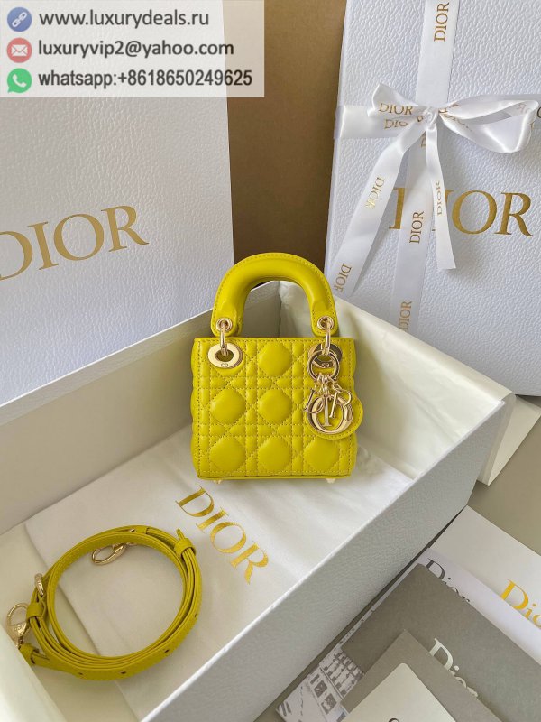 MICRO LADY DIOR BAG mini 3 Grid S0856ONGE_M32Y