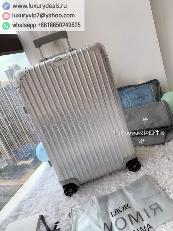 DIOR x Rimowa Oblique Logo Rolling Luggage 66657