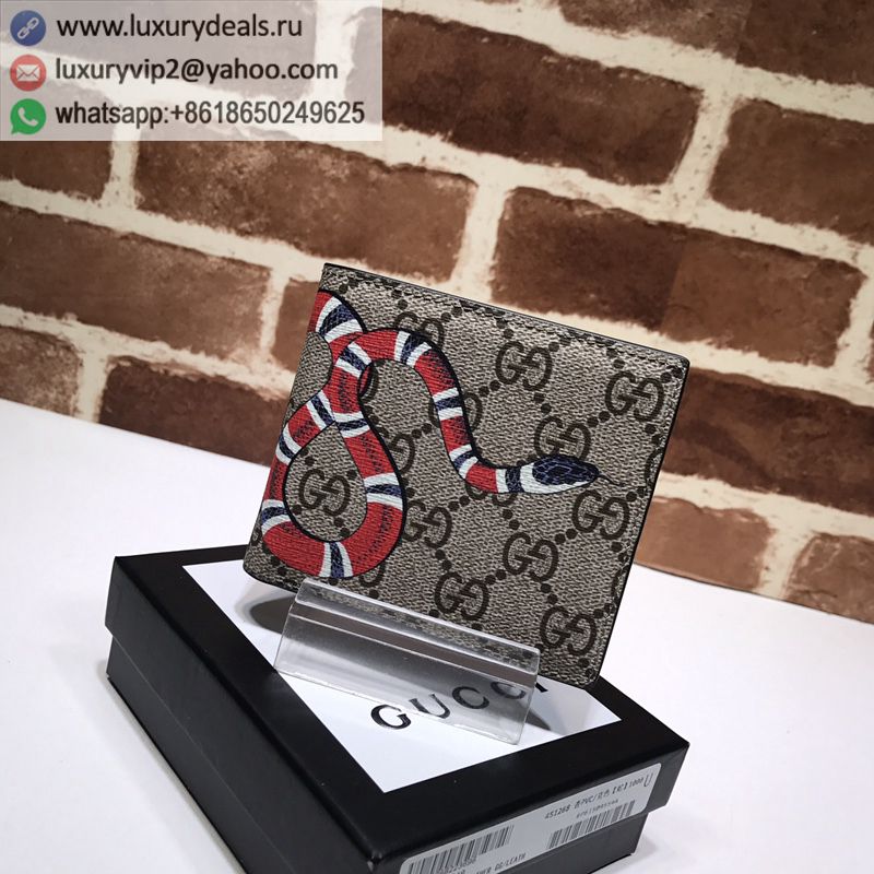 GUCCI GG Supreme Canvas Wallets 451268