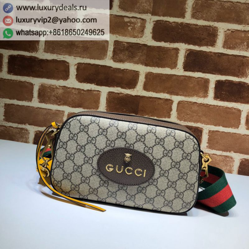 GUCCI Neo Vintage GG Supreme Canvas Messenger Bags 476466