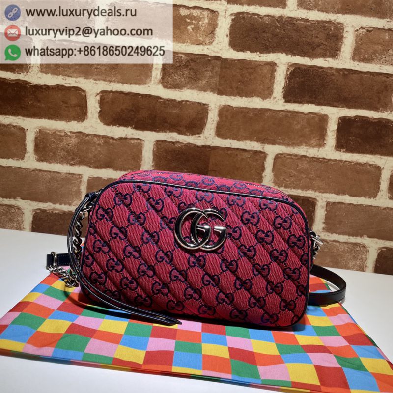 GUCCI GG Multicolor#GG Marmont Small Shoulder Bags 447632