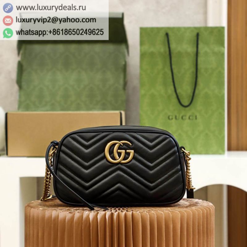 GUCCI GG Marmont Camera Bags 447632 Black