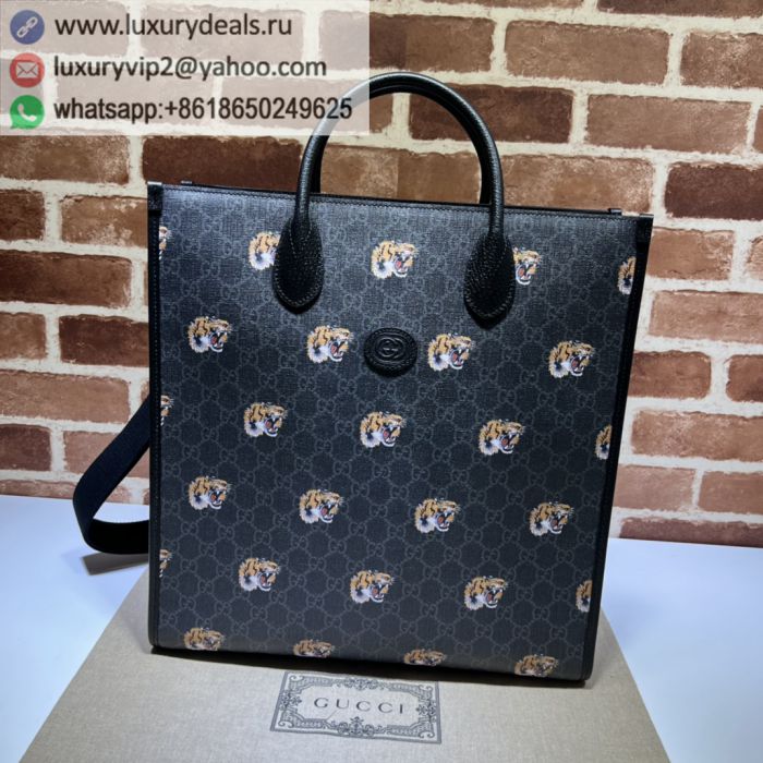 GUCCI Tiger GG Medium Tote Shoulder Bags 674155