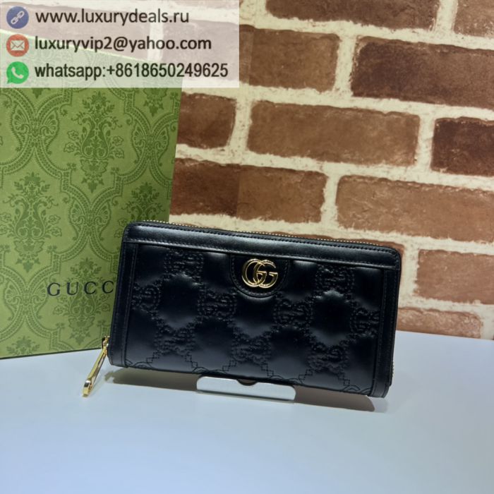 GUCCI GG Matelasse Zip Wallets 723784