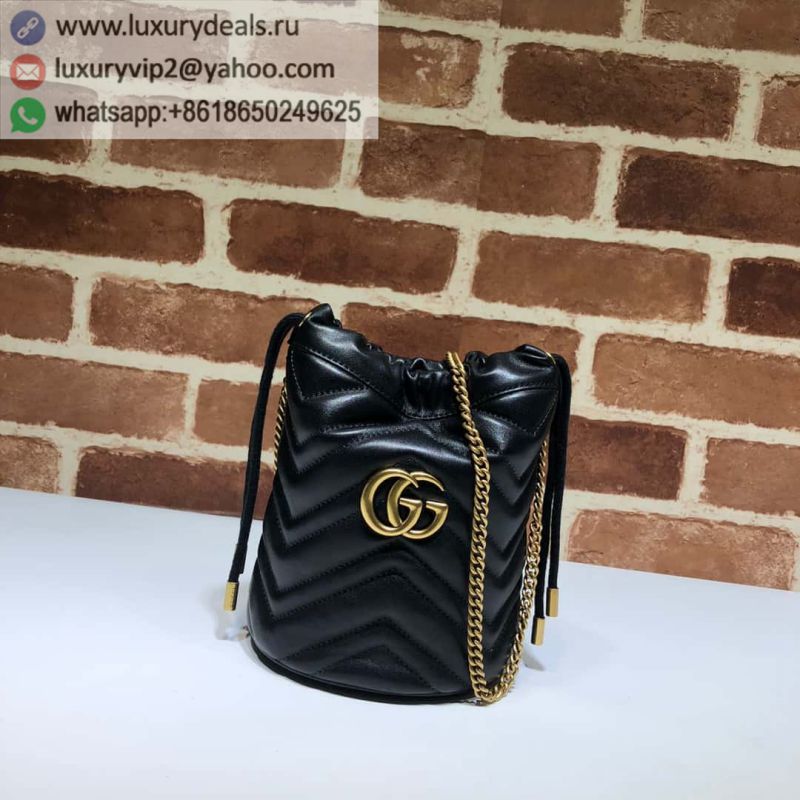 Gucci GG Marmont Mini Bucket Bags 575163