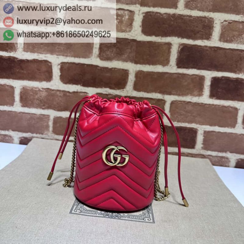 Gucci GG Marmont Mini Bucket Bags 575163