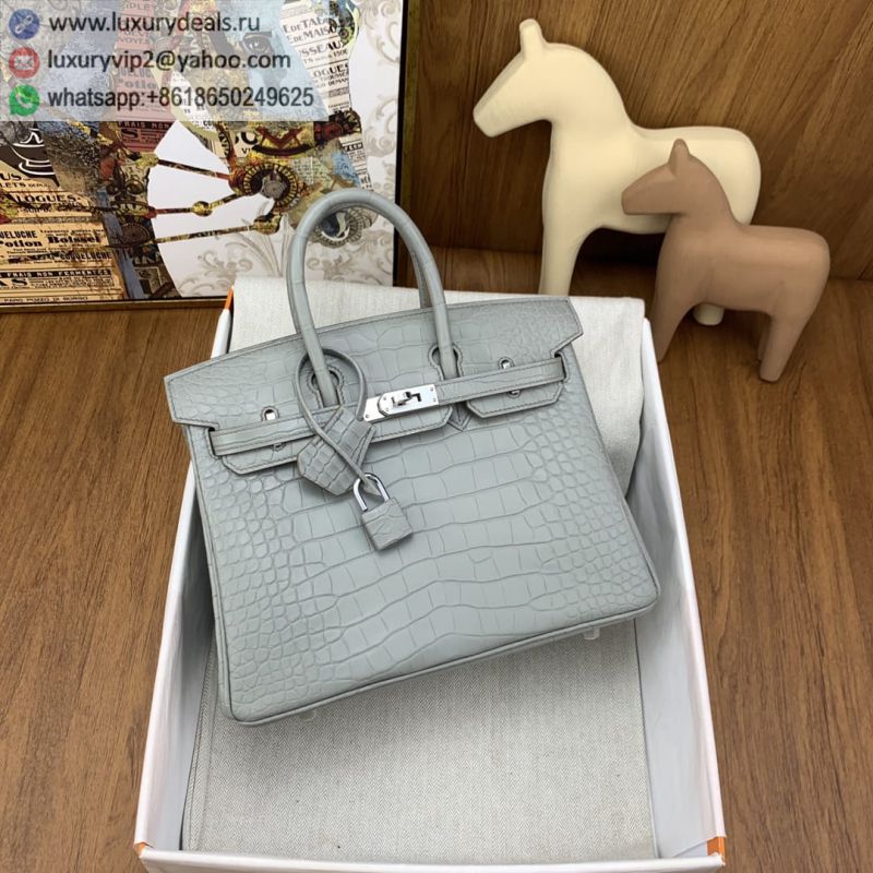 Hermes Birkin 25cm Crocodile Pattern