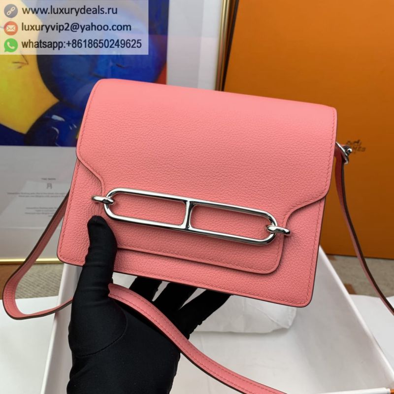 Hermes roulis 19cm evercolor k4 Rose Ete