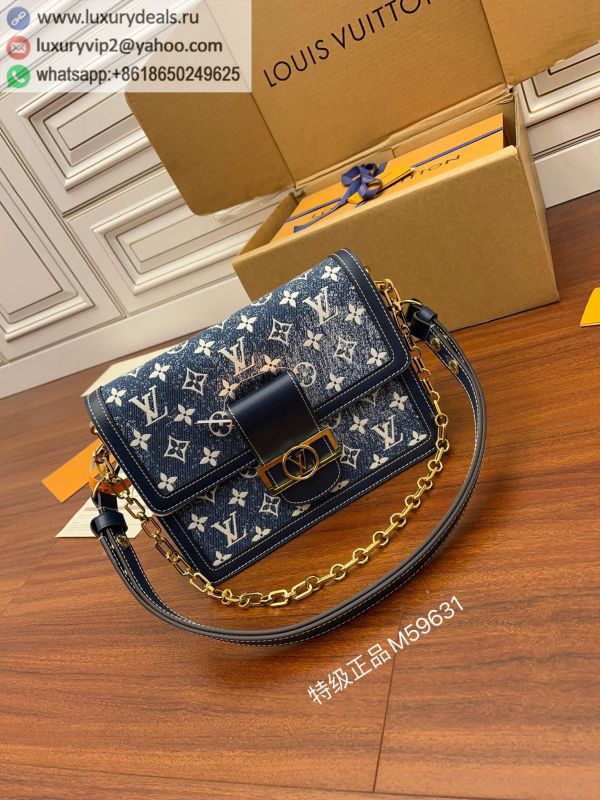 LV M59631 Dauphine 25 denim Blue