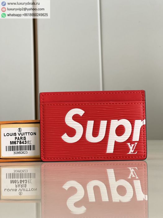 LV M67543 supreme CARD HOLDER