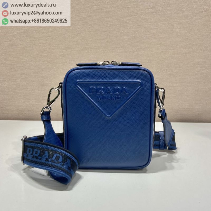 PRADA Saffiano Embroidery Crossbody 2VH154