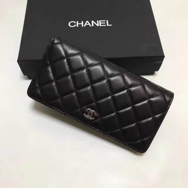 CC Soft Leather Long A31509 Black Wallets Women Bags