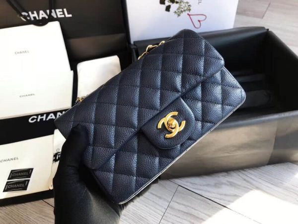 CC CF Classic Chain Small Blue20cm Gold Buckle Shoulder Bags Women Bags