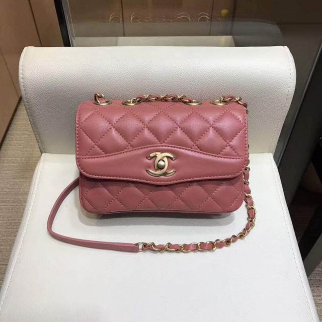 2018ss CC Soft Leather Crossbody A57027 Pink Shoulder Bags Women Bags