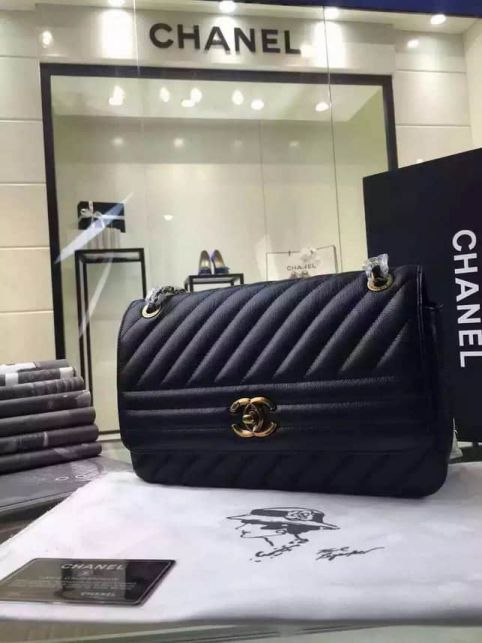 CC 2016 Black Shoulder Bags Women Bags