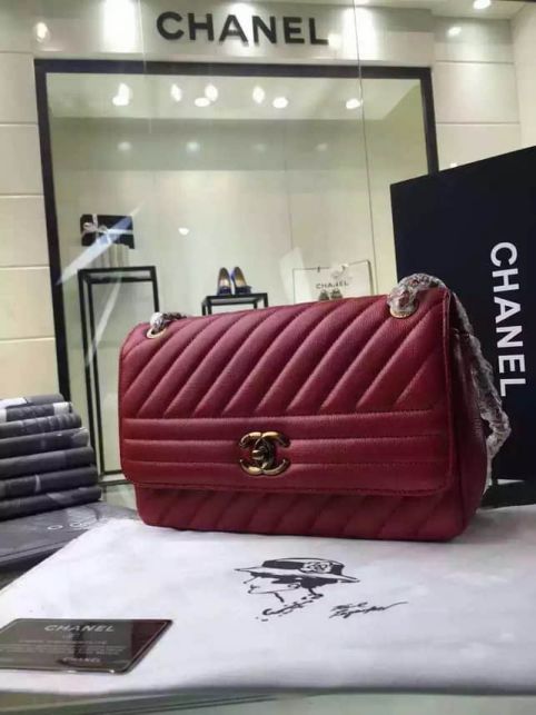 CC 2016 Red Shoulder Bags Women Bags