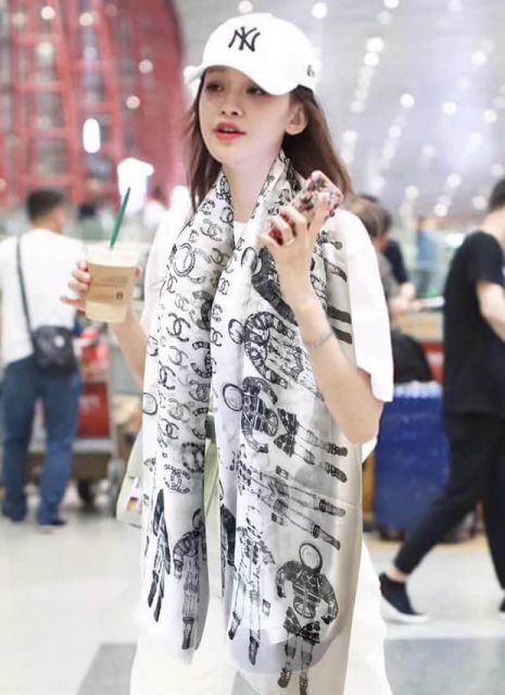 CC Ditails 100% Silk Women Scarves