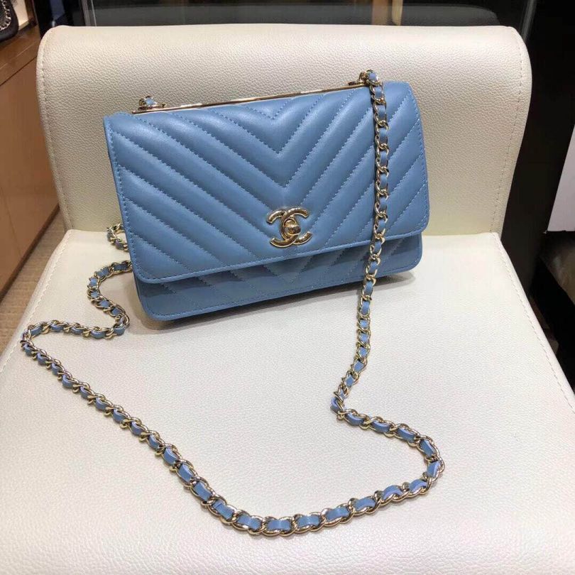 CC 88633 V Soft Leather Chain Crossbody Shoulder Bags Women Bags