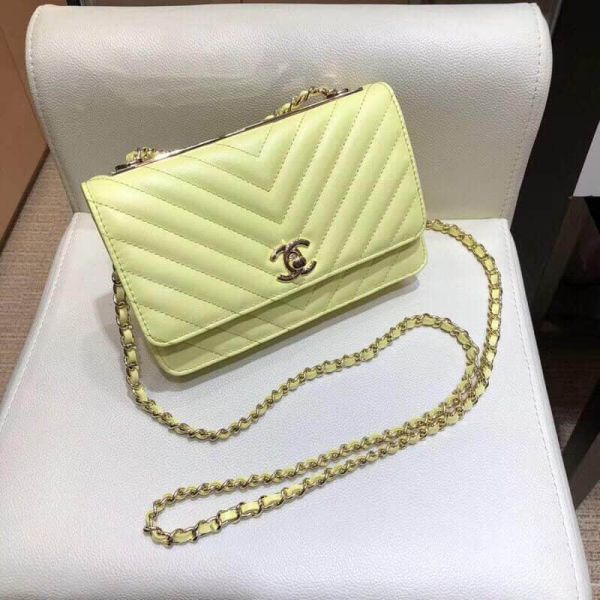 CC 88633 V Soft Leather Chain Crossbody Shoulder Bags Women Bags