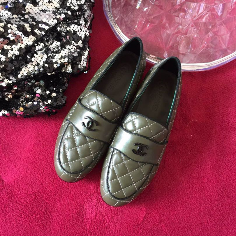 CC 18FW Loafers Women Shoes