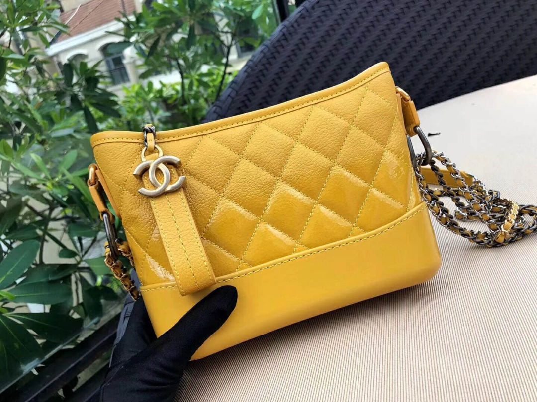 CC 2018ssGabrielle Soft Leather Fading Shoulder Bags Women Bags