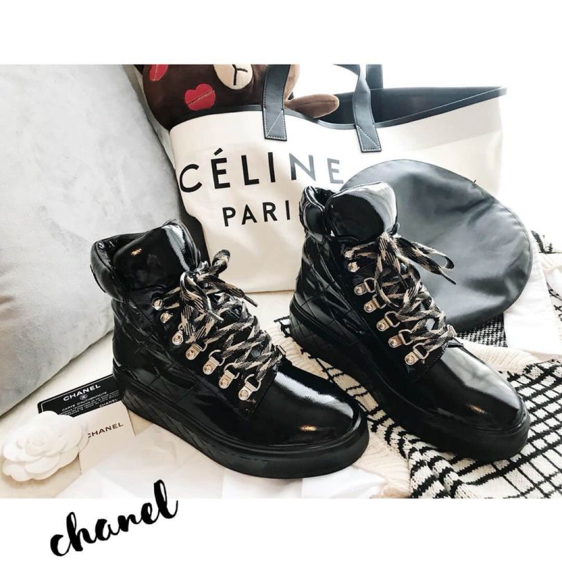 CC Patent Sneakers G33925 X52876 94305 Women Shoes