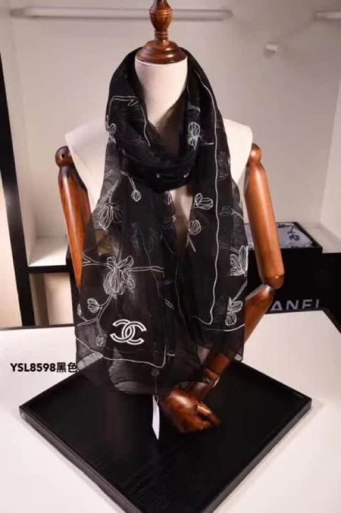 CC Cashmere Embroidery Women Scarves