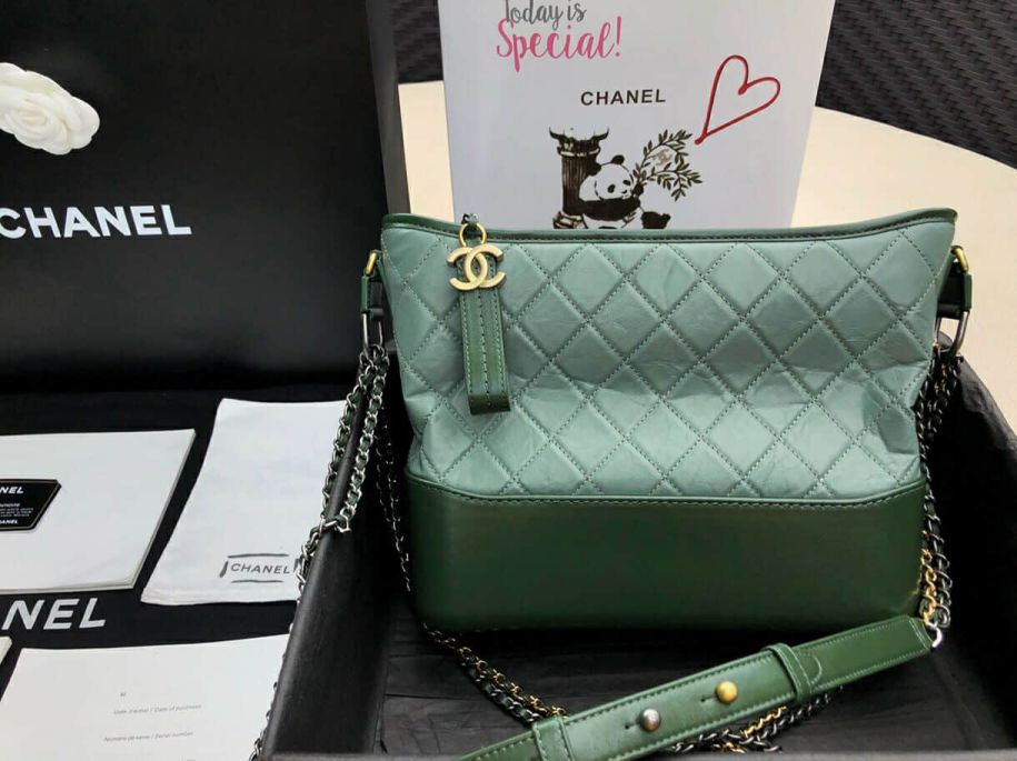 CC 2018ss Medium Cuban Green Shoulder Bags Women Bags