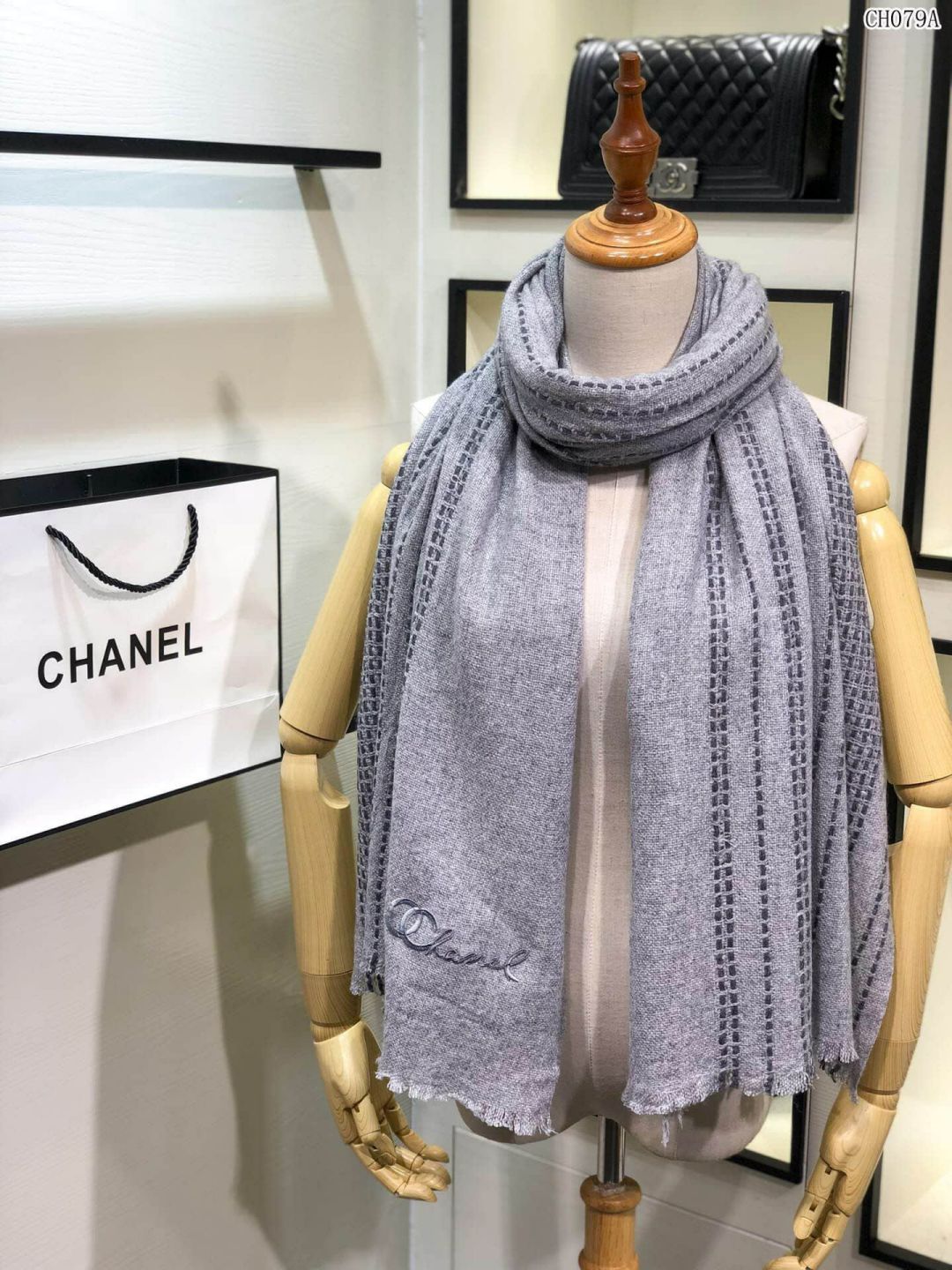 CC 2018ss Cashmere Wool Women Scarves