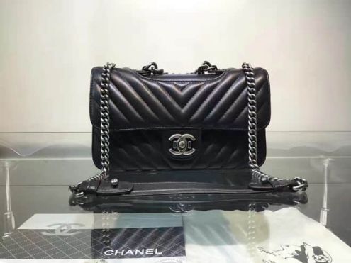 CC Leather Vintage Silver Shoulder Bags Women Bags