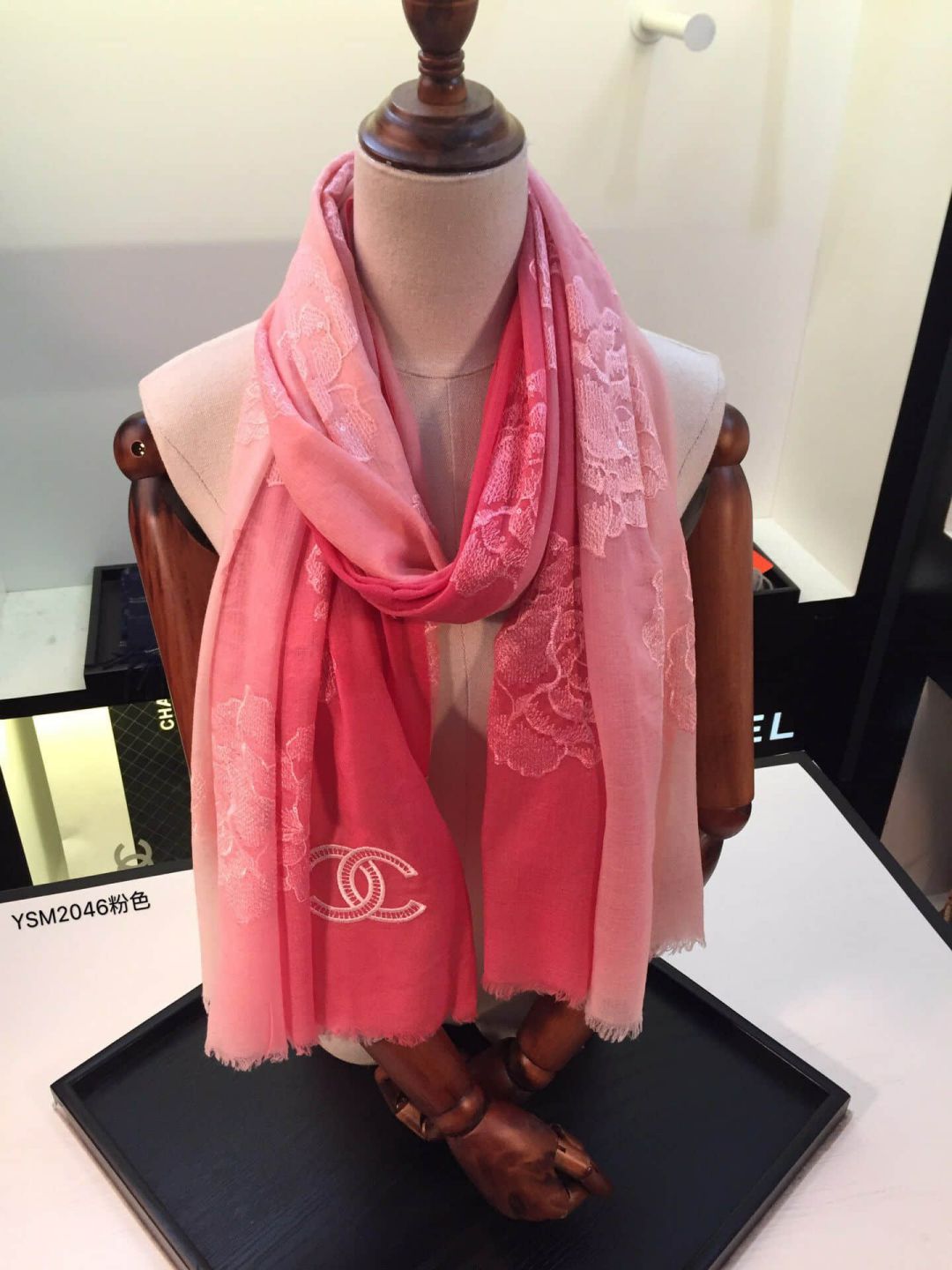 CC Wool Mulberry Silk Women Scarves