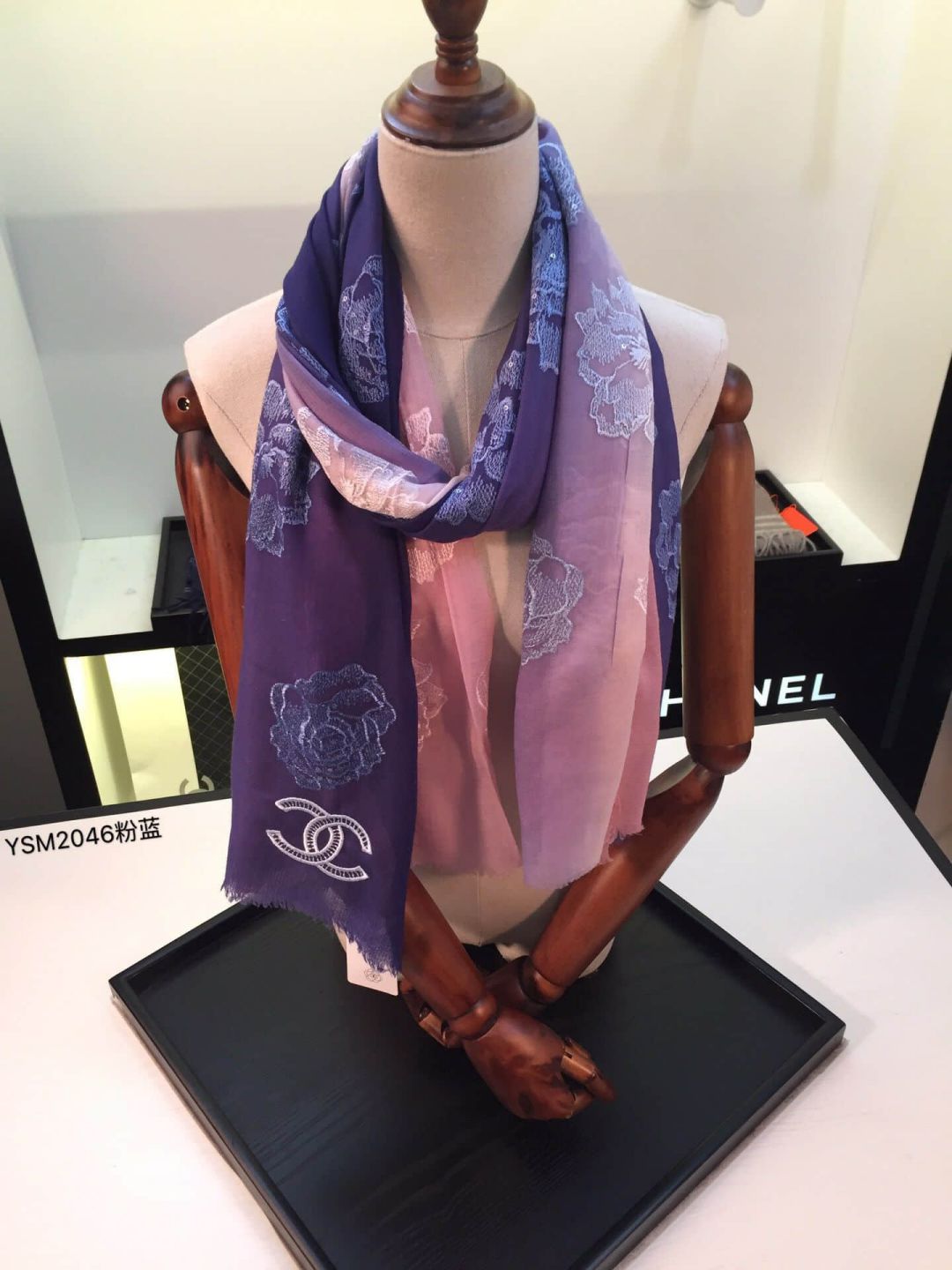 CC Wool Mulberry Silk Women Scarves